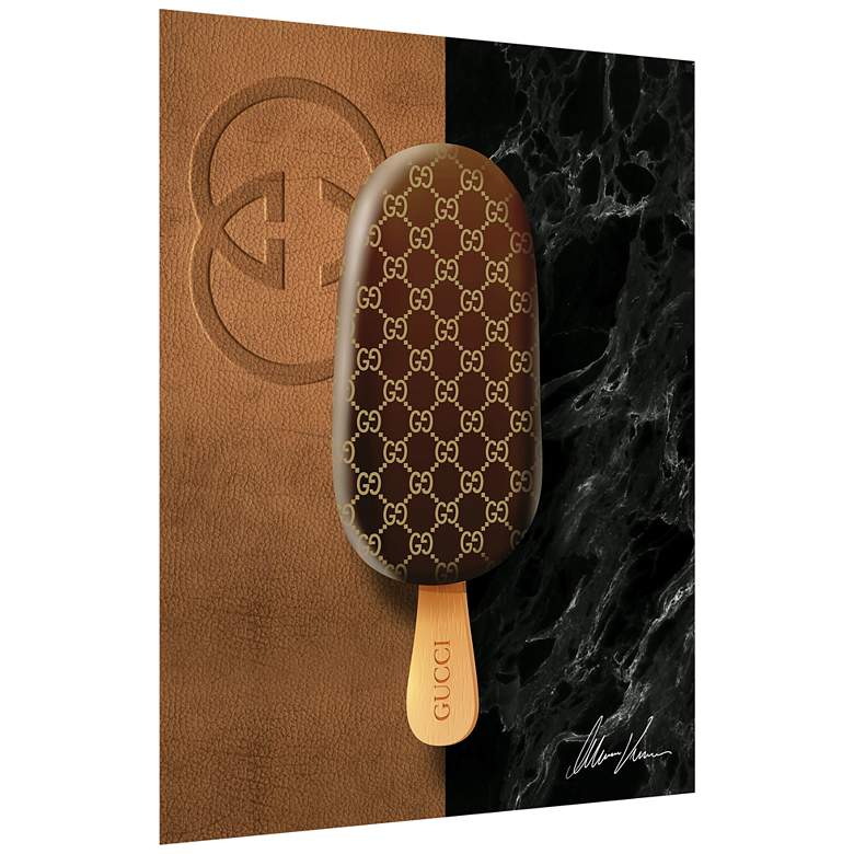 Image 3 Gucci Glamour 18 inch x 24 inch Frameless Printed Glass Wall Art more views