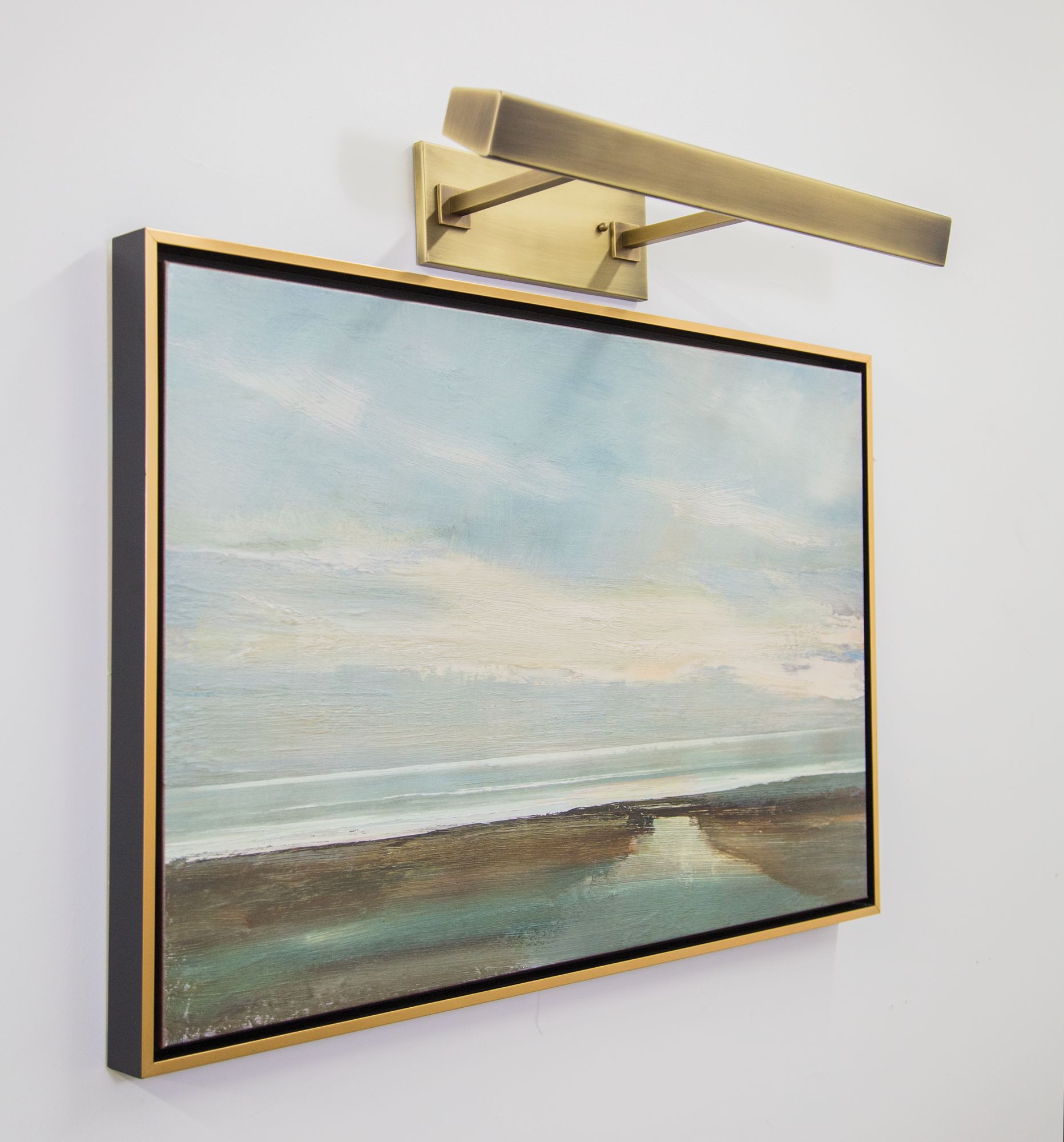 Image 2 Guilford 24"W Antique Brass Direct Wire LED Picture Light more views