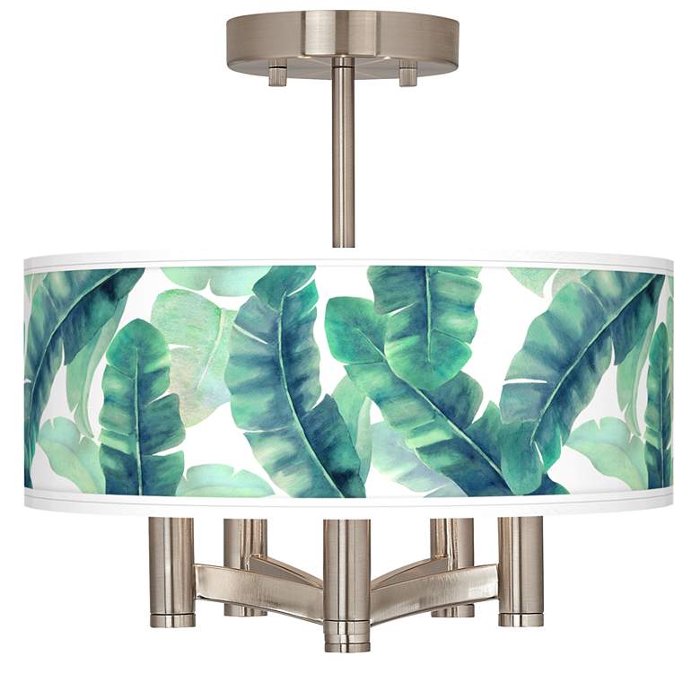 Image 1 Guinea Ava 5-Light Nickel Ceiling Light