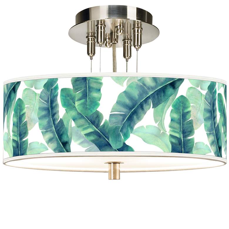 Image 1 Guinea Giclee 14 inch Wide Ceiling Light