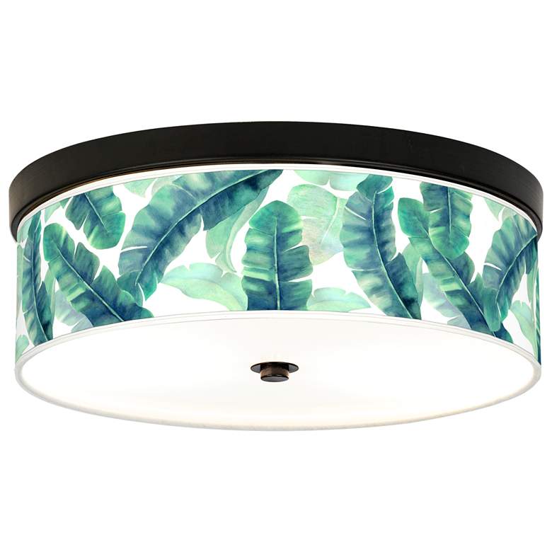 Image 1 Guinea Giclee Energy Efficient Bronze Ceiling Light