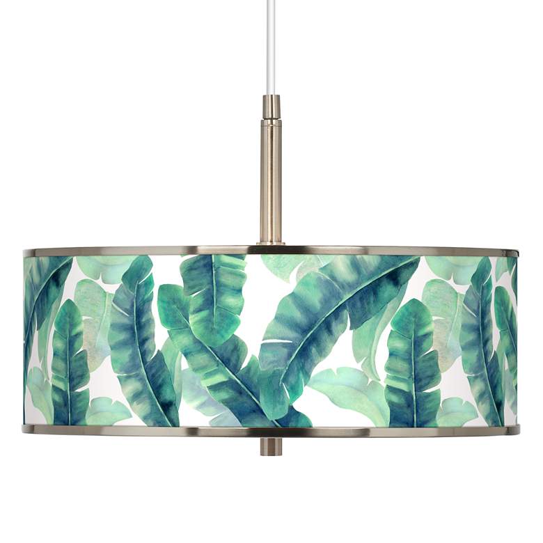 Image 1 Guinea Giclee Glow 16 inch Wide Pendant Light