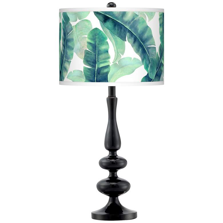 Image 1 Guinea Giclee Paley Black Table Lamp