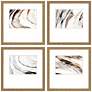 Gulf 19" Square 4-Piece Framed Giclee Wall Art