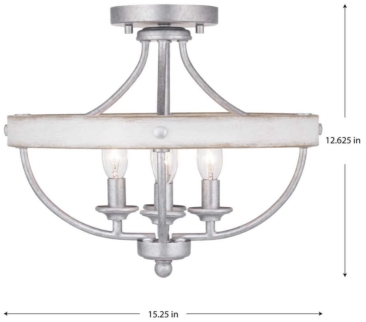 Image 4 Gulliver Collection Four-Light 14-1/4" Semi-Flush Convertible more views