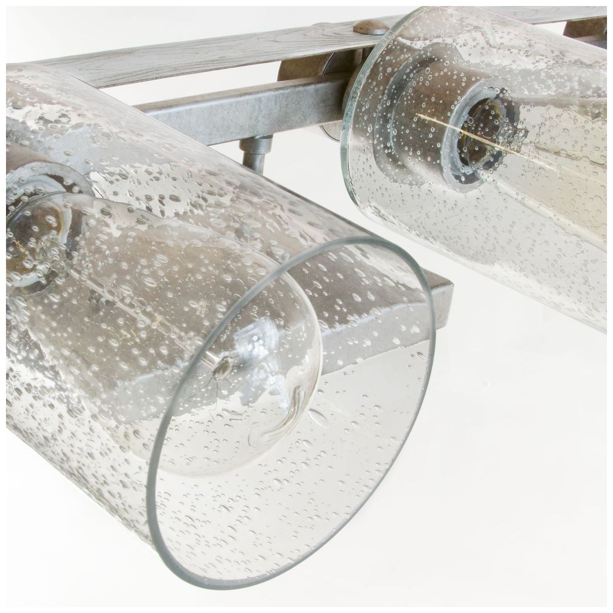 Image 5 Gulliver Collection Four-Light Clear Seeded Glass Coastal Bath Vanity Light more views