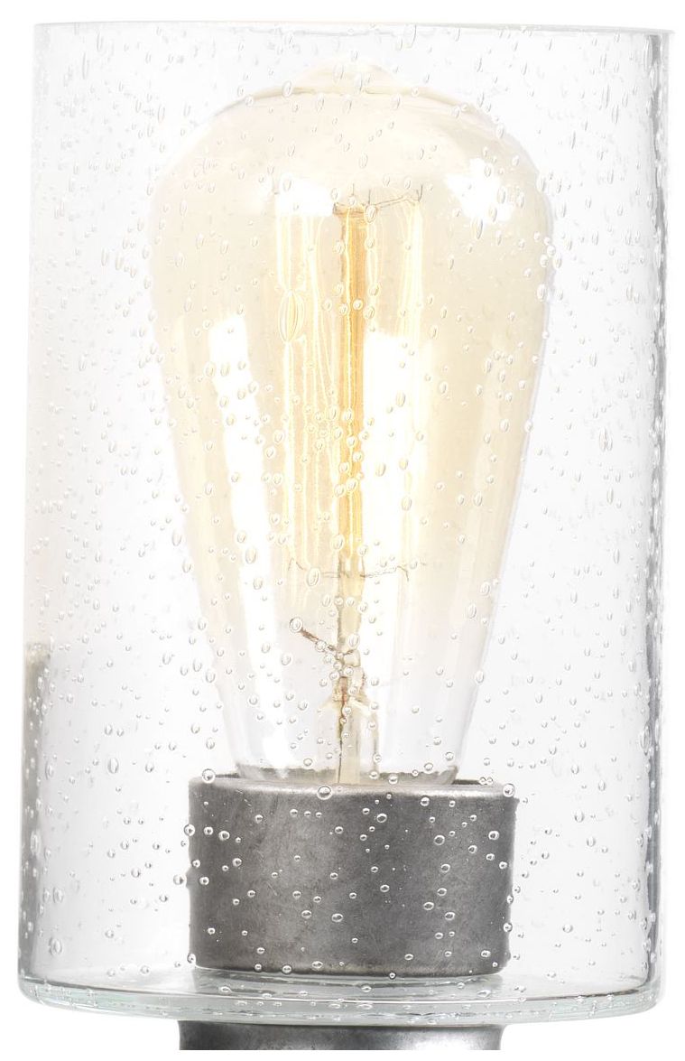 Gulliver Collection Four-Light Clear Seeded Glass Coastal Bath Vanity Light