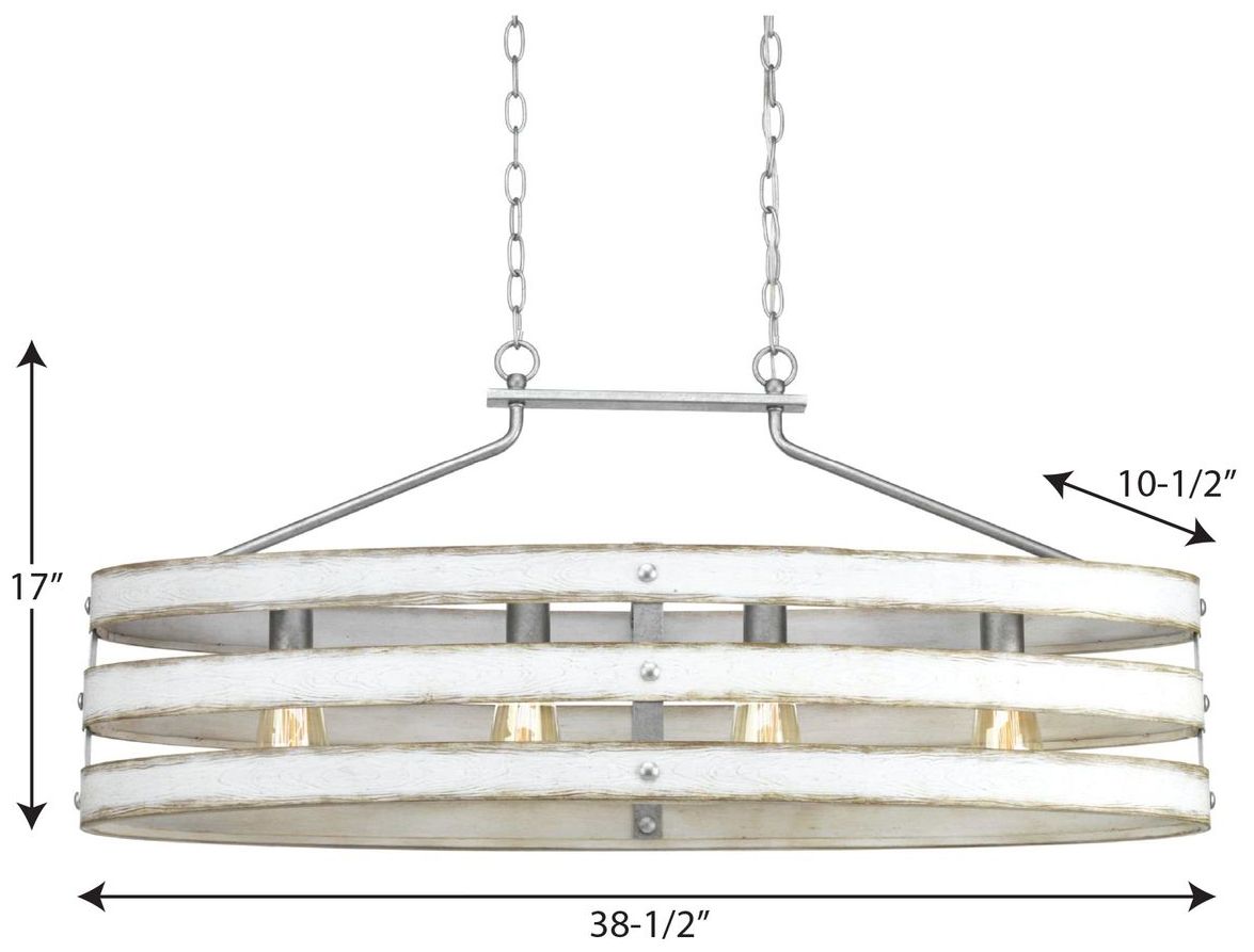 Image 4 Gulliver Collection Four-Light Linear Chandelier Light more views