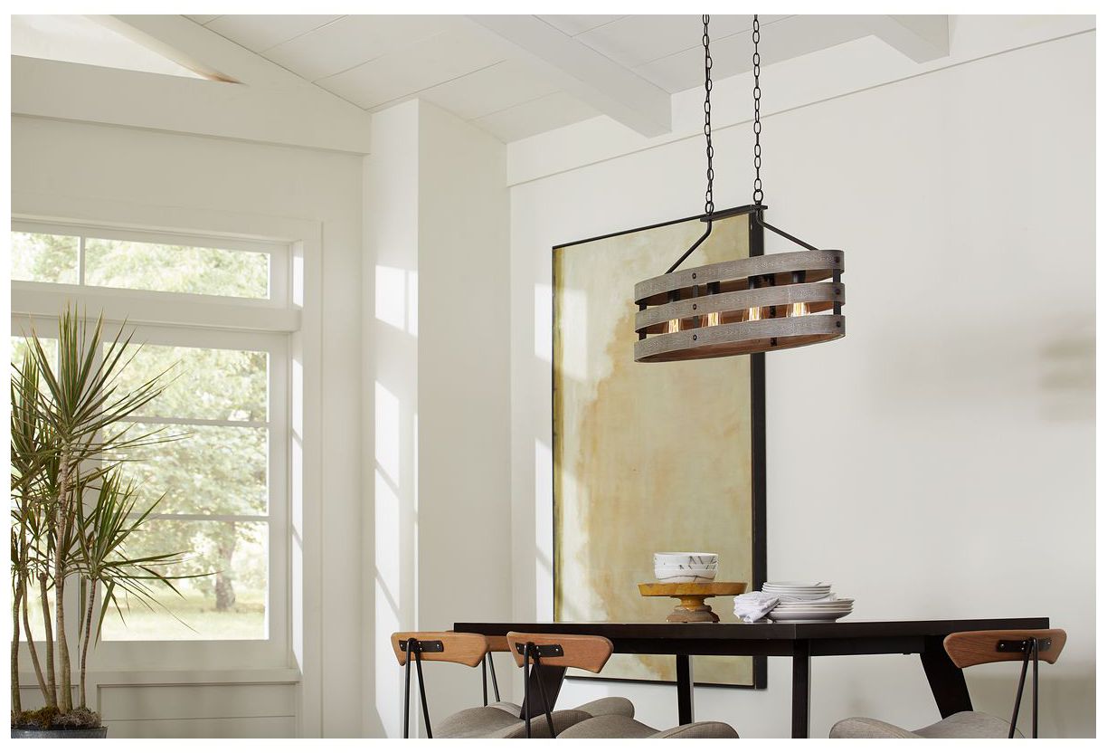 Image 3 Gulliver Collection Four-Light Linear Chandelier Light more views