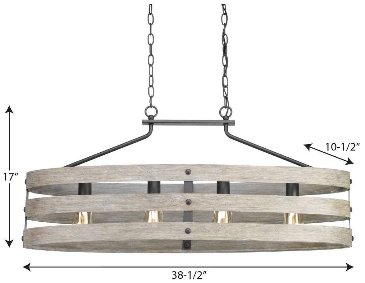 Image 4 Gulliver Collection Four-Light Linear Chandelier Light more views