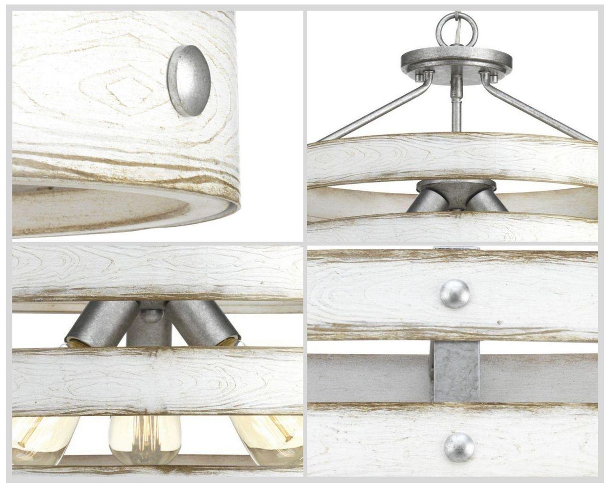 Gulliver Collection Three-Light 17" Semi-Flush Convertible