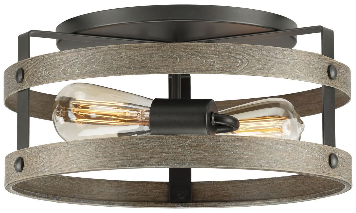 Gulliver Collection Two-Light Flush Mount Ceiling Light