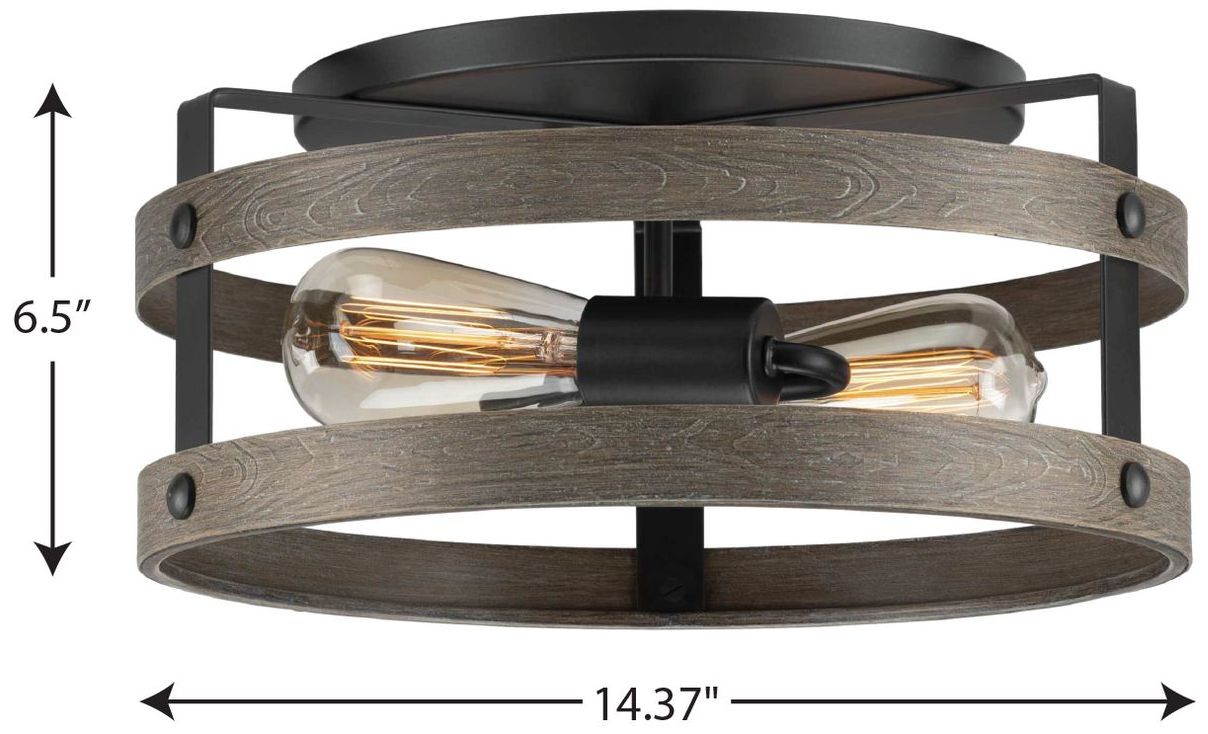 Image 4 Gulliver Collection Two-Light Flush Mount Ceiling Light more views