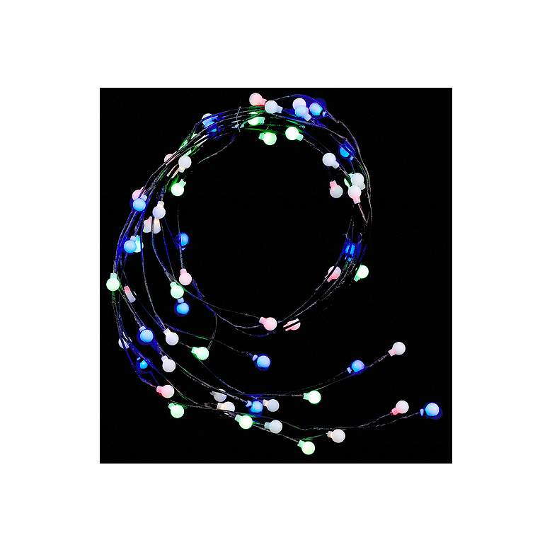 Image 1 Gumball 64-Light 6&#39; Twig Multicolor LED String Lights