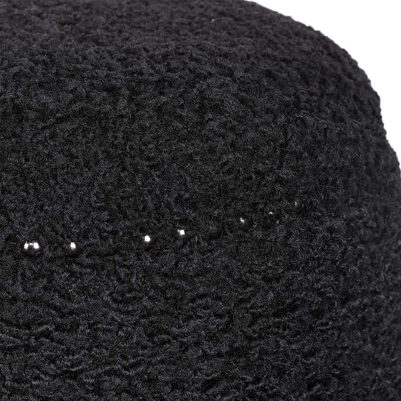 Image 4 Gumdrop Black Ottoman more views