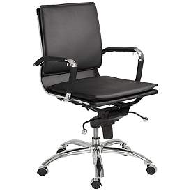 Image1 of Gunar Pro Black Low Back Adjustable Swivel Office Chair