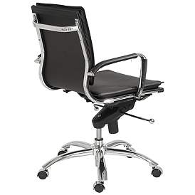 Image4 of Gunar Pro Black Low Back Adjustable Swivel Office Chair more views