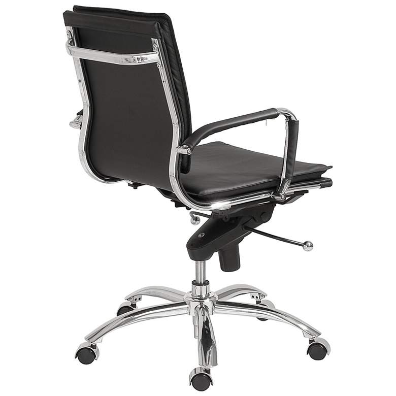 Image 4 Gunar Pro Black Low Back Adjustable Swivel Office Chair more views