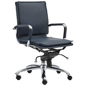 Image5 of Gunar Pro Black Low Back Adjustable Swivel Office Chair more views