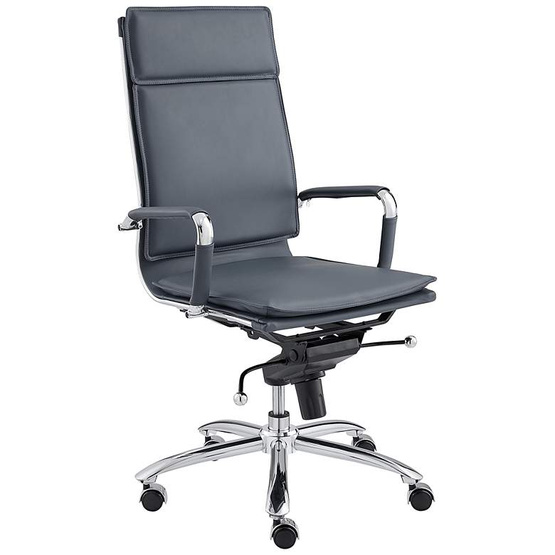 Image 2 Gunar Pro Blue High Back Adjustable Swivel Office Chair