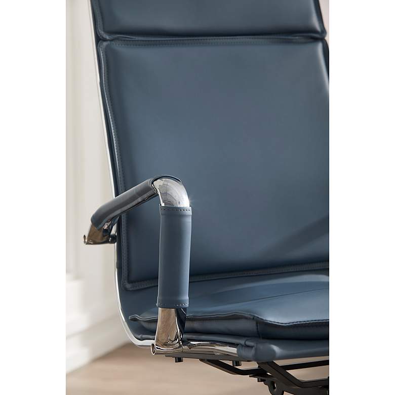 Image 3 Gunar Pro Blue High Back Adjustable Swivel Office Chair more views