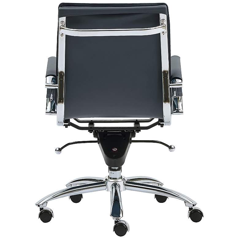 Image 2 Gunar Pro Blue Low Back Adjustable Swivel Office Chair more views