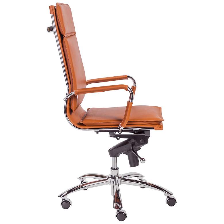 Image 5 Gunar Pro Cognac High Back Adjustable Swivel Office Chair more views