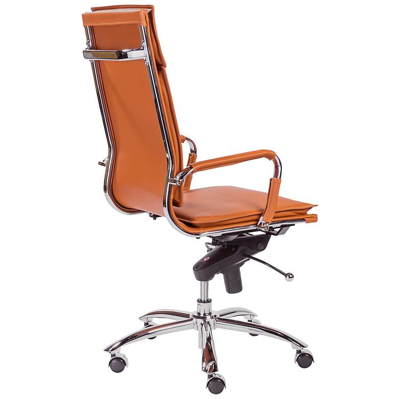 Image 6 Gunar Pro Cognac High Back Adjustable Swivel Office Chair more views