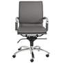 Gunar Pro Gray Low Back Adjustable Swivel Office Chair