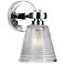Gunnislake1 1 Light Bath Light in Polished Chrome