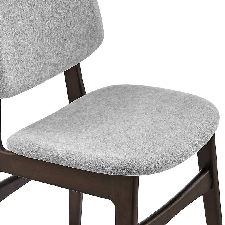 Image 4 Gunther Gray Fabric Side Chairs Set of 2 more views