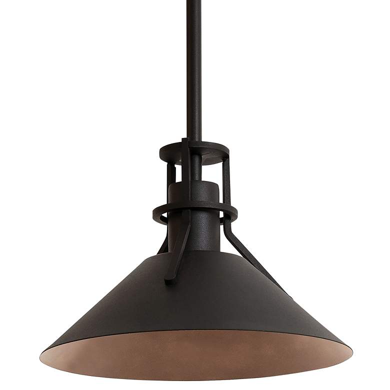 Image 1 Gus 10" Black LED Outdoor Pendant