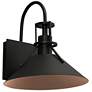 2_Gus 12" High Black and Copper LED Outdoor Wall Light