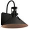 Gus 12" High Black and Copper LED Outdoor Wall Light