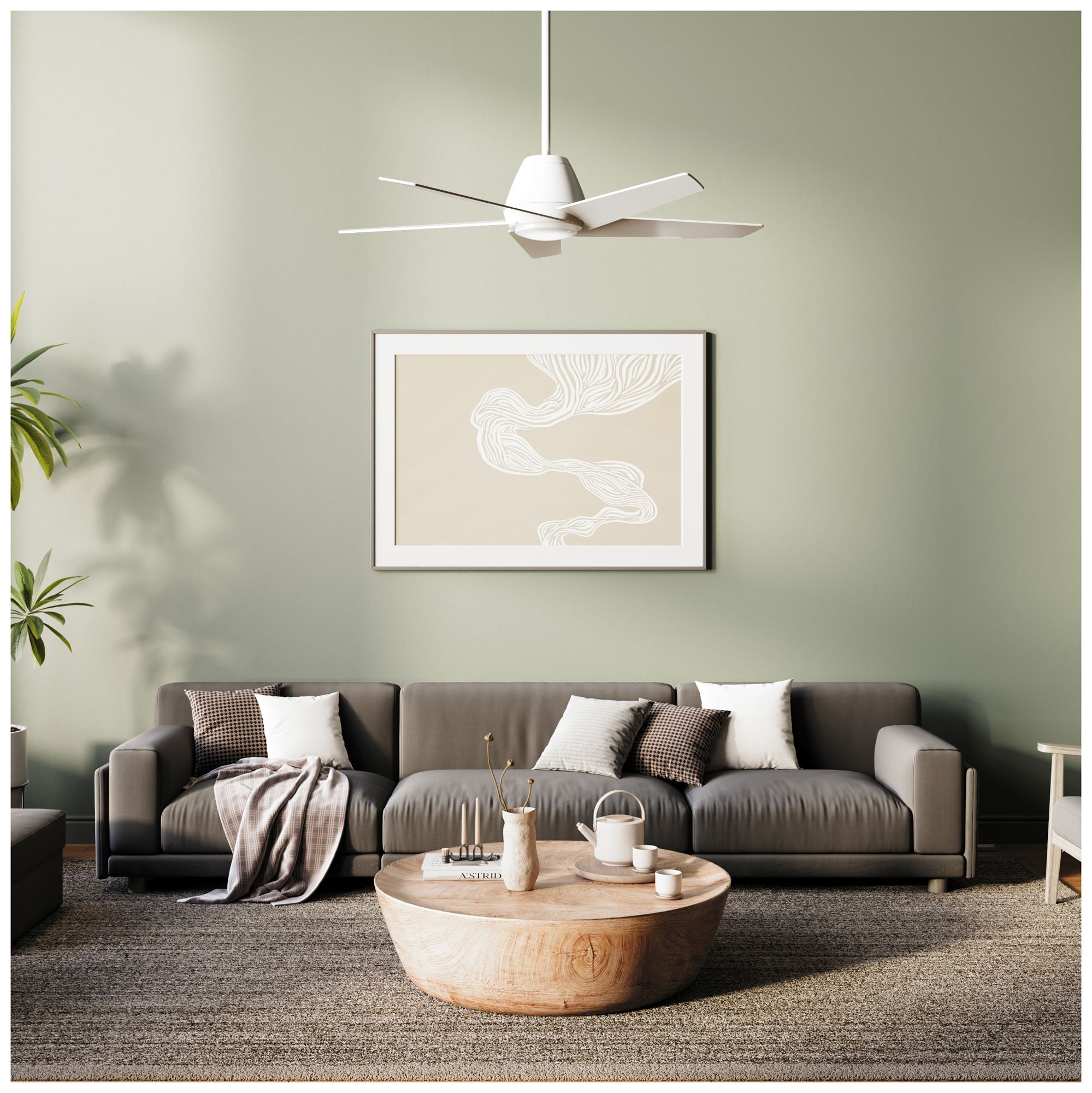 Image 2 Gust Collection 54" Five Blade Ceiling Fan more views