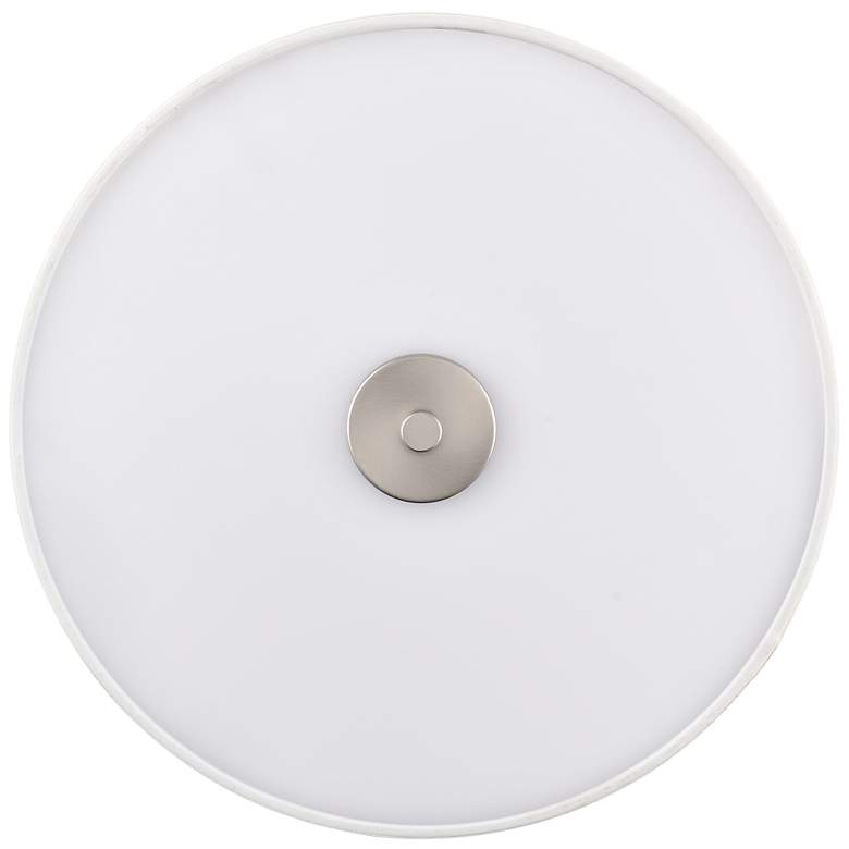 Image 3 Guyten 13" Wide 2-Light Flushmount in Brushed Nickel more views