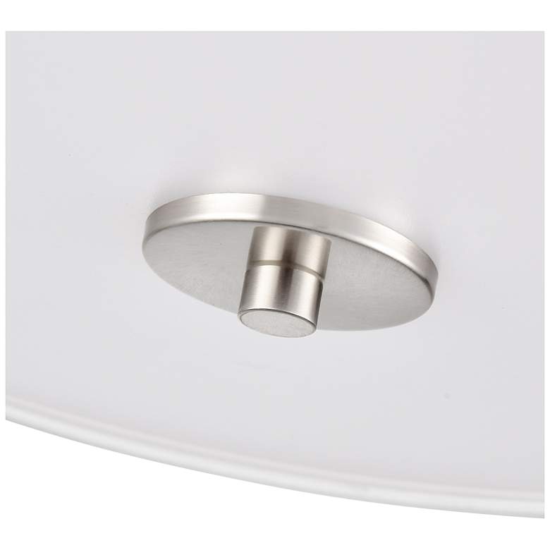 Image 4 Guyten 13" Wide 2-Light Flushmount in Brushed Nickel more views