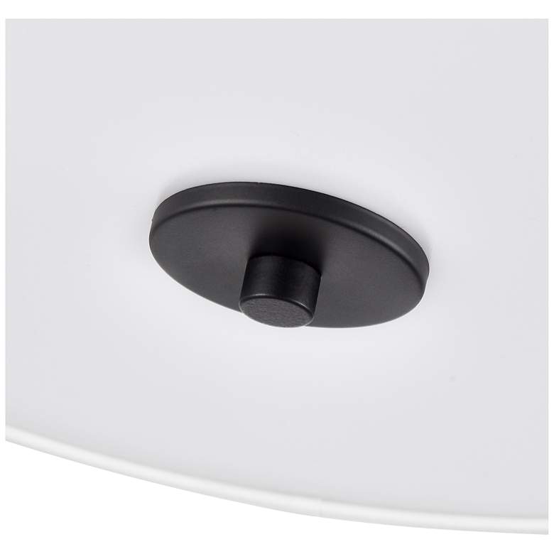 Image 4 Guyten 13" Wide 2-Light Flushmount in Matte Black more views