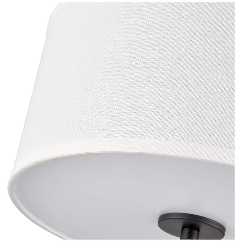 Image 5 Guyten 13" Wide 2-Light Flushmount in Matte Black more views