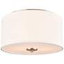 1_Guyten 13" Wide 2-Light Flushmount in Modern Gold