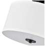 4_Guyten 13" Wide 2-Light Semi Flush in Matte Black more views