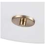 3_Guyten 13" Wide 2-Light Semi Flush in Modern Gold more views