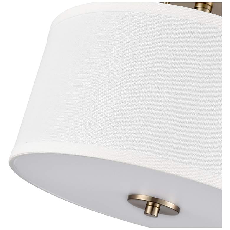 Image 4 Guyten 13" Wide 2-Light Semi Flush in Modern Gold more views