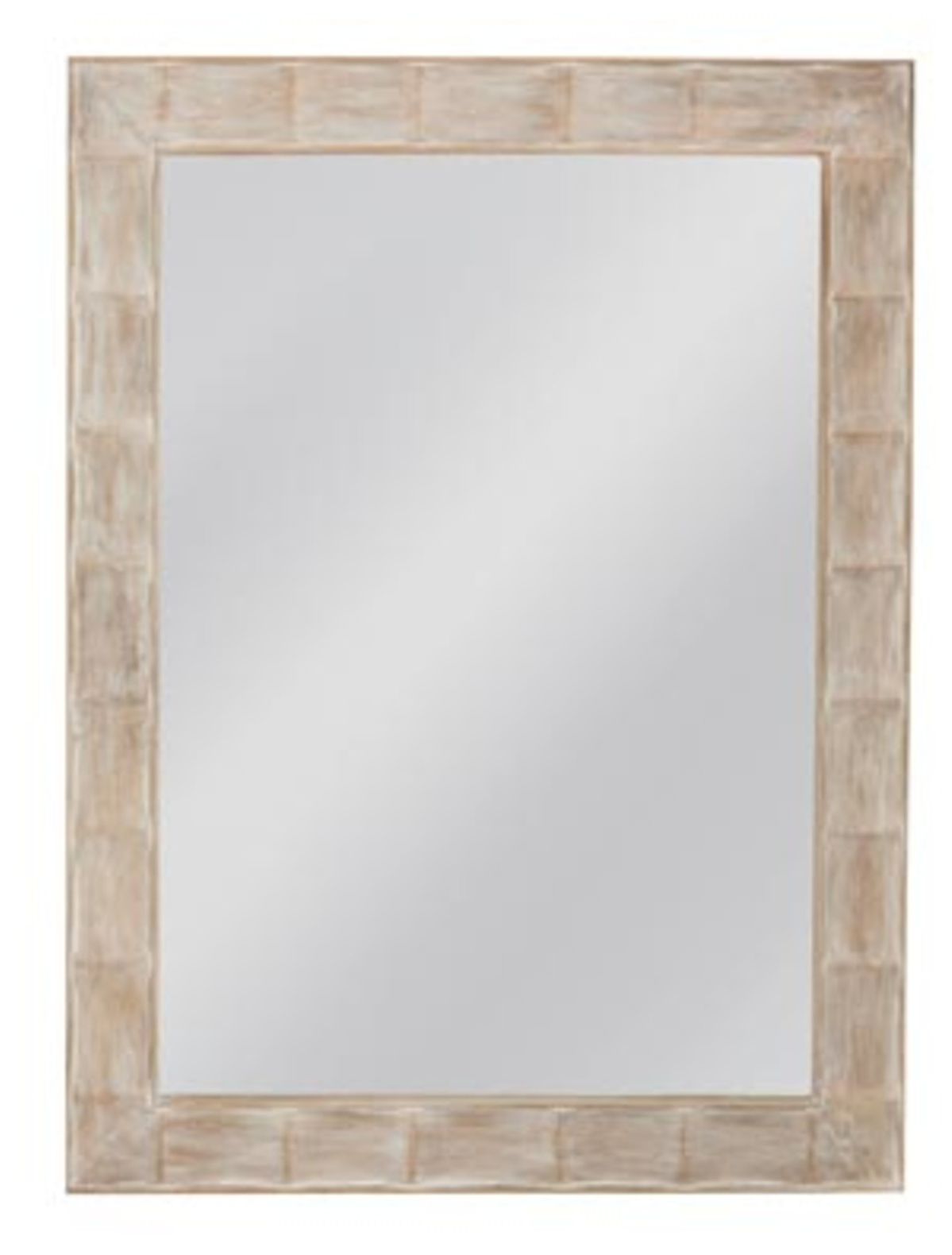 Image 2 Guyton White-Washed 36" x 48" Rectangular Wall Mirror