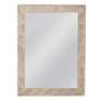 Guyton White-Washed 36" x 48" Rectangular Wall Mirror