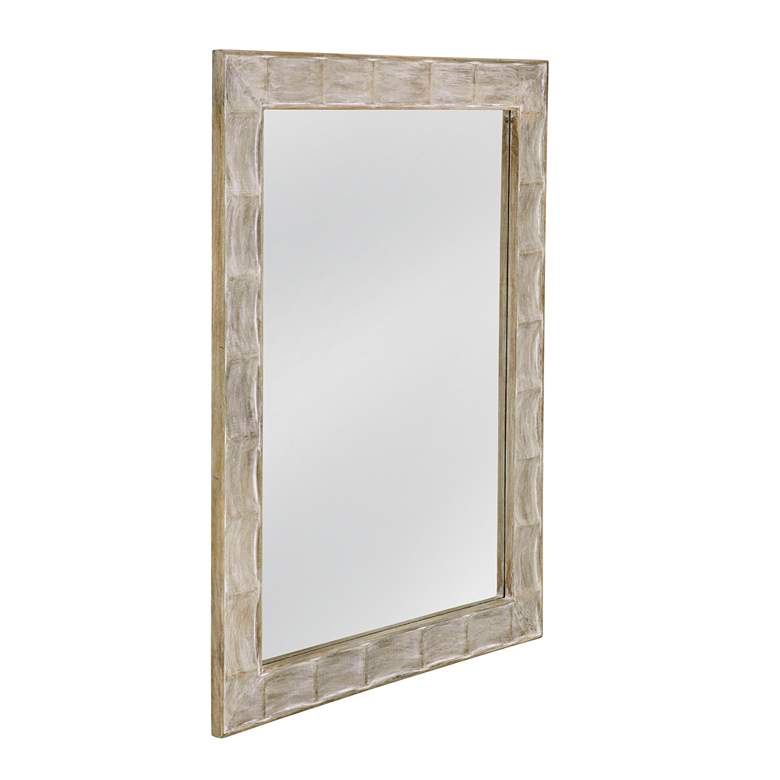 Image 3 Guyton White-Washed 36" x 48" Rectangular Wall Mirror more views