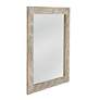 Guyton White-Washed 36" x 48" Rectangular Wall Mirror