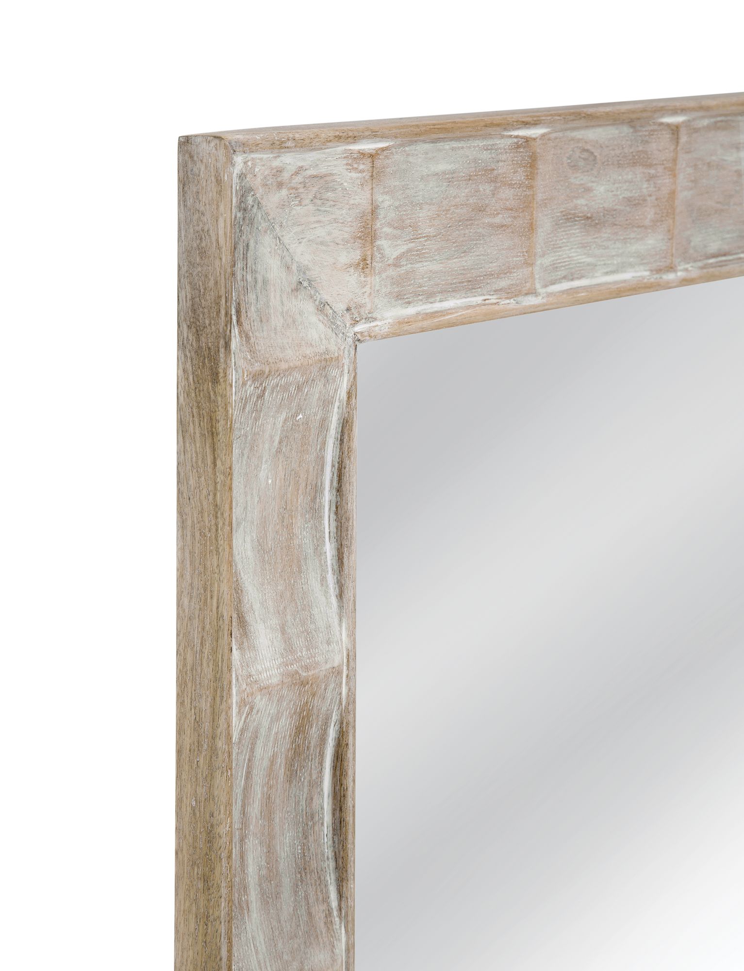Image 4 Guyton White-Washed 36" x 48" Rectangular Wall Mirror more views