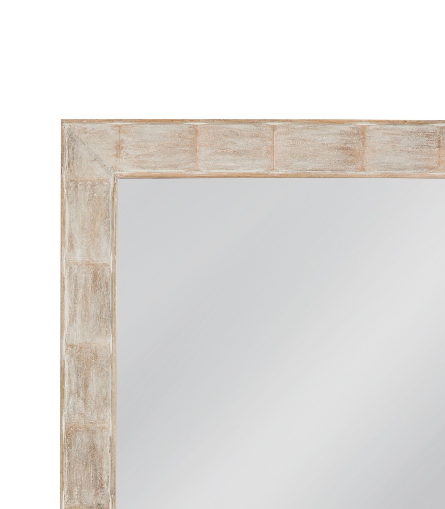 Image 7 Guyton White-Washed 36" x 48" Rectangular Wall Mirror more views