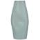 Guzzi Mint 19" - Light Mint Indented Ceramic Vase